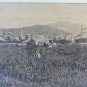 Three Ancient Engravings Prints Landscape View Genoa Board Levanto Liguria G35
