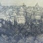 Three Ancient Engravings Prints Landscape View Genoa Board Levanto Liguria G35