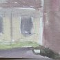 Painted Antique Sketch Watercolour on Card Opera of Painter G.Pancaldi P28.4