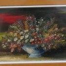 Delightful Painting Painting to Oil Style Impressionist with Flowers Floral G4