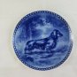 Plate in Ceramic Tove Svendsen Hundeplatte Bowtie Longhaired Dachshund R77