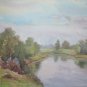Painting Landscape Summer Emilia Romagna Opera by Pancaldi Painter of Modena P14