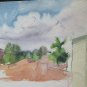 Painting Watercolour on paper Vintage Landscape Opera Maestro G.Pa P14
