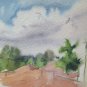 Painting Watercolour on paper Vintage Landscape Opera Maestro G.Pa P14