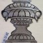 Frieze Decorative Wrought Iron Made by hand half '900 Vintage Vase CH13 76