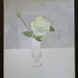 Small Painting Watercolour on Basket a Theme Floral of Painter G.Pancaldi P14