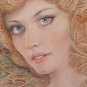 Large Painting Pop Art with Portrait Feminine a Boob Nude Author Pancaldi P33.9