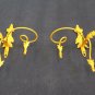 2 Wall Light Wrought Iron Vintage Pair of Lamps Wall CH14 3