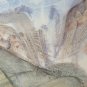 Painting Modern 1960's Vintage Landscape Alpine Dolomites Lavaredo P31