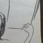 Old Painting Sketch Watercolour on Basket Seller of Newspapers P28.7
