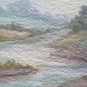 Small Painting Sketch Watercolour Signed Landscape Countryside 7 1/2x5 1/8in