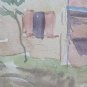 Sketch Painted Vintage Watercolour on Card Opera of Painter G.Pancaldi P28.4