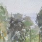 Small Painting to Watercolour Studio Sketch Sketching View Woodlands P28.4
