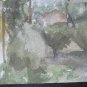 Small Painting to Watercolour Studio Sketch Sketching View Woodlands P28.4