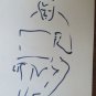 Six Sketching Drawings Preparatory for Shapes Man's Author G.Pancaldi P28.5