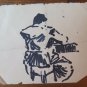 Six Sketching Drawings Preparatory for Shapes Man's Author G.Pancaldi P28.5