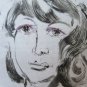 Five Antique Sketching D'Author Studies for Portrait Face Human Waterlily P28.5