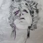Five Antique Sketching D'Author Studies for Portrait Face Human Waterlily P28.5
