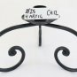 Candlestick Wrought Iron Vintage Candle Holder Single Candlestick Light CH12