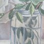 Painting Modern Floral Rose White in a Vase from the Master Pancaldi P23