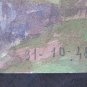 Antique Painted Landscape by Country Sketch Roiginale Maestro Pancaldi P28.4