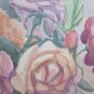 16 1/8x16 1/2in Painting Signed Vintage Floral Opera D'Art of Painter G.