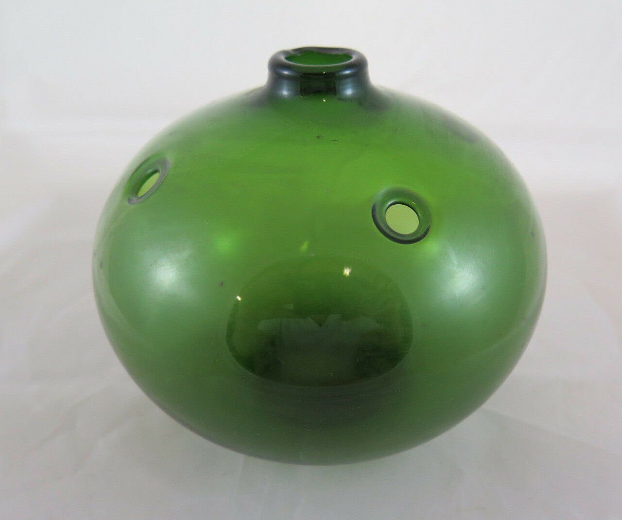 Jar Glass Holmegaard Michael Bang Vintage Glass Vase Denmark Years 70 R53