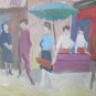 The Day Dell 'Plain' Painting Vintage 1960's Painting to Oil Signed P22