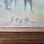 The Day Dell 'Plain' Painting Vintage 1960's Painting to Oil Signed P22