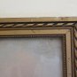 13 3/8x25 3/16in Lithography Vintage Boat & Fisherman Navy with Frame - Wood R93