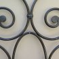 Bed Header for Double Bed Wrought Iron Headboard a Tail Peacock Vintage 12