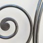 Bed Header for Double Bed Wrought Iron Headboard a Tail Peacock Vintage 12