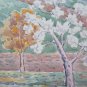 View of A Borgo Emilia Romagna Old Painting Painter Local 17 5/16x13in P14