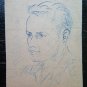 Drawing Antique Opera Of Master Gaetano Pancaldi Portrait Of Young Man P28