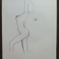 Drawing Period On Basket Sketch Studio Nude Feminine Pencil Sketch P28.9