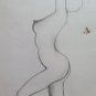 Drawing Period On Basket Sketch Studio Nude Feminine Pencil Sketch P28.9