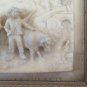 Old Sculpture Bas-Relief IN Marble landscape Alps Cows Pastors BM39