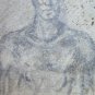 Drawing Antique With Studio For Body Human 1940 1950 Pencil On Basket P28.6