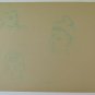 Drawing Antique Sketch Signed Reinoltz 1935 Studio Portrait Children BM53.2