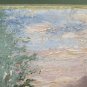 Painting Antique Impressionist Signed Rieza 1912 W Frame Coeval landscape BM44