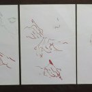 Three drawings Sketch Sketching Studio For Hands Body Human Painter Art P28.8