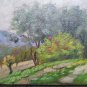 Painting Antique landscape oil On Board Painting Modern Of 900 Campi Summer p1
