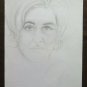 Drawing Antique Portrait Feminine Pencil On Basket Sketch Sketching Art P28.8