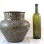 Old Vase Copper Arabic Art Muslim Islamic Islam Chiseled Medium East BM30