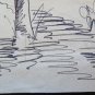 Antique Drawing A Pen On Basket Studio For landscape Cona Lberi Undress P28.5
