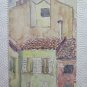 Delightful Watercolour Vintage landscape Ligure Italy Opera Painter Pancald P28