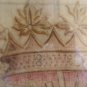 Ex Sharp P J Antique Fabric Embroidery Painting Pyrograph Art Religious Church