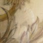 Ex Sharp P J Antique Fabric Embroidery Painting Pyrograph Art Religious Church