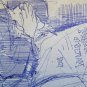 Antique Drawing Pen On Basket Man That Law Period Years 60 War Vietnam P28.5