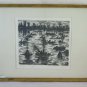 Etching Vintage Tone Zancanaro Laguna Of Venice Signed Numbered Dated BM46